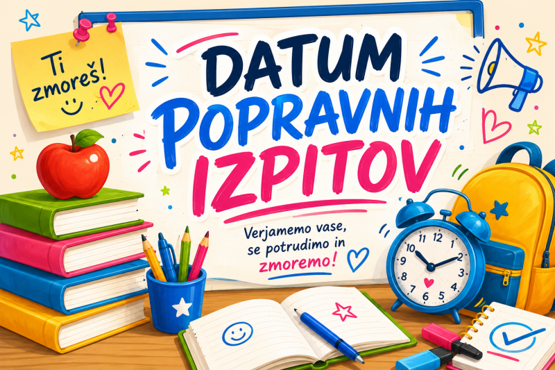 Popravni izpiti - 7. in 8. r