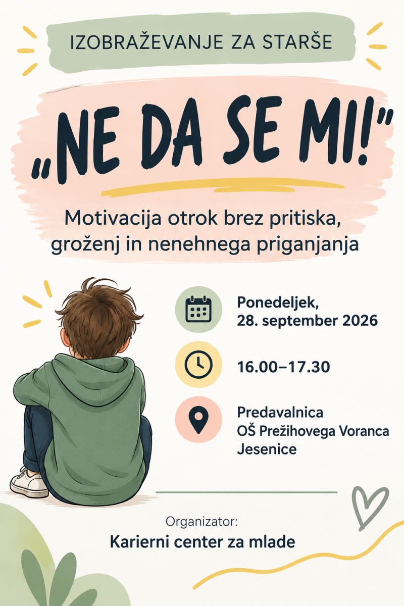 Vabilo za starše
