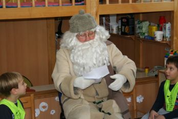 Obiskal nas je Dedek Mraz